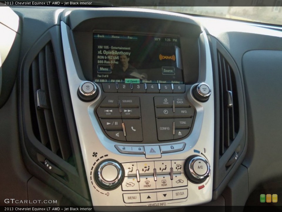 Jet Black Interior Controls for the 2013 Chevrolet Equinox LT AWD #76611689