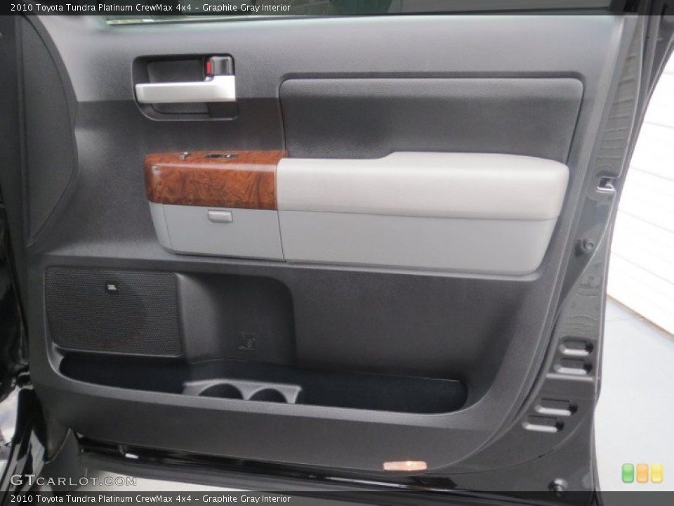 Graphite Gray Interior Door Panel for the 2010 Toyota Tundra Platinum CrewMax 4x4 #76613101