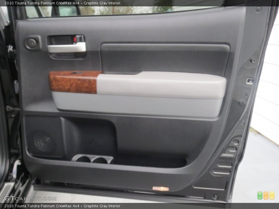 Graphite Gray Interior Door Panel for the 2010 Toyota Tundra Platinum CrewMax 4x4 #76613161