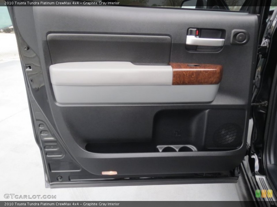 Graphite Gray Interior Door Panel for the 2010 Toyota Tundra Platinum CrewMax 4x4 #76613222