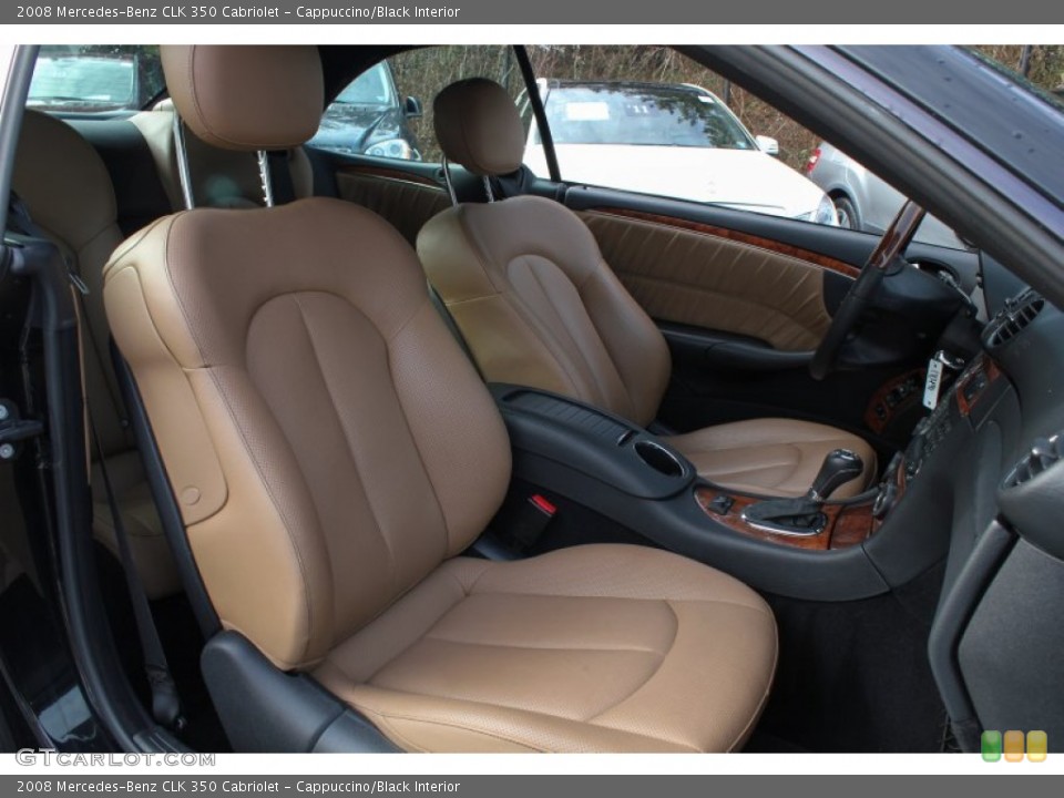 Cappuccino/Black Interior Photo for the 2008 Mercedes-Benz CLK 350 Cabriolet #76613329