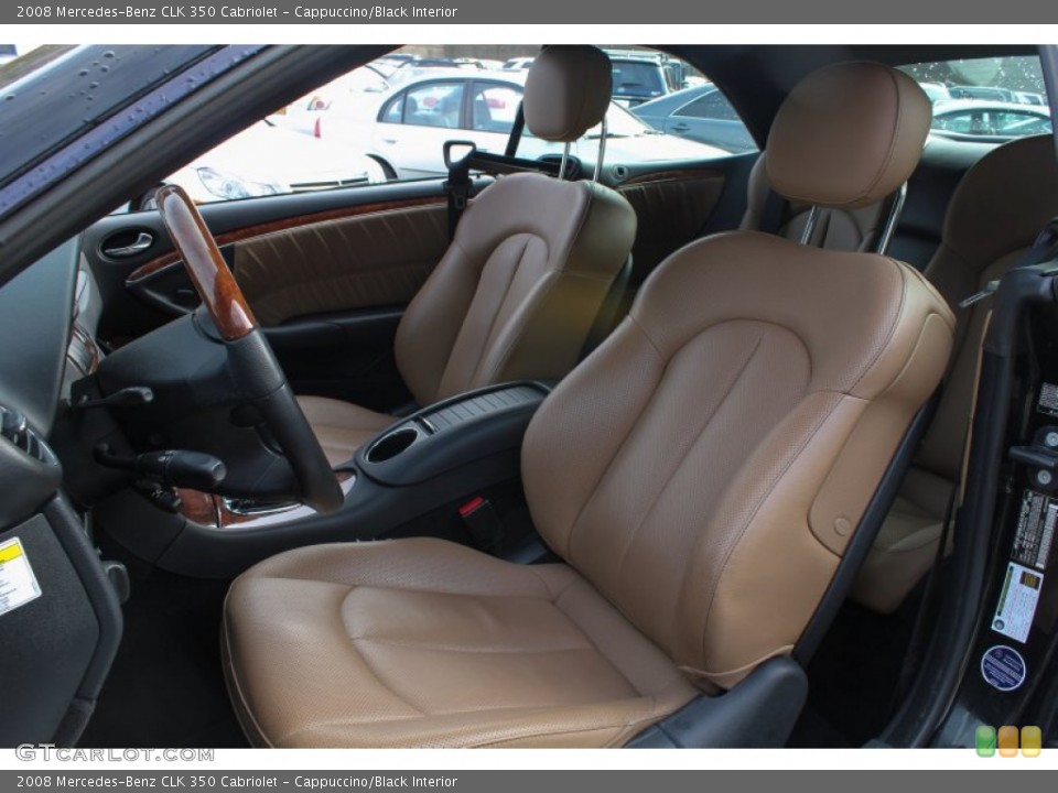 Cappuccino/Black Interior Photo for the 2008 Mercedes-Benz CLK 350 Cabriolet #76613380