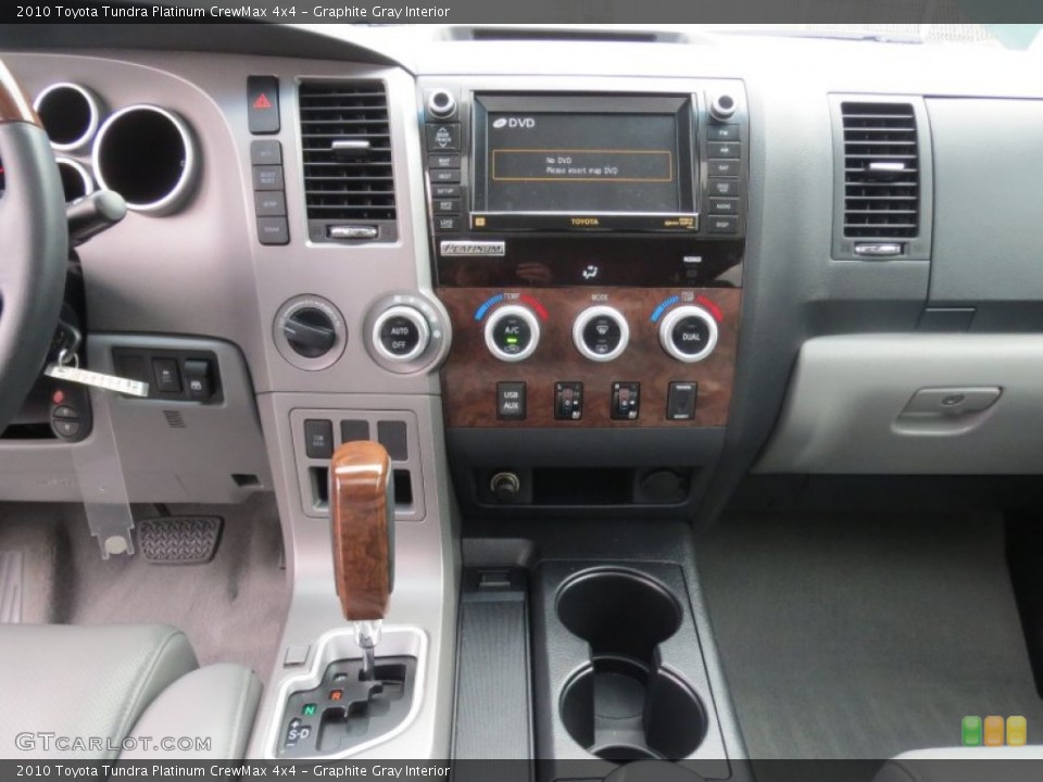 Graphite Gray Interior Dashboard for the 2010 Toyota Tundra Platinum CrewMax 4x4 #76613395