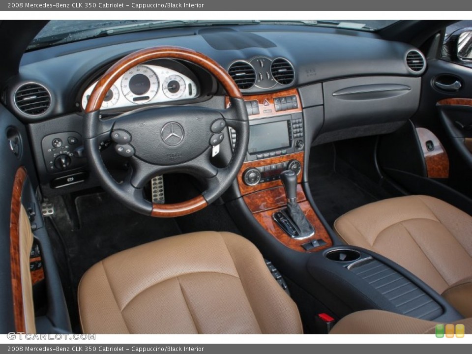 Cappuccino/Black Interior Photo for the 2008 Mercedes-Benz CLK 350 Cabriolet #76613498