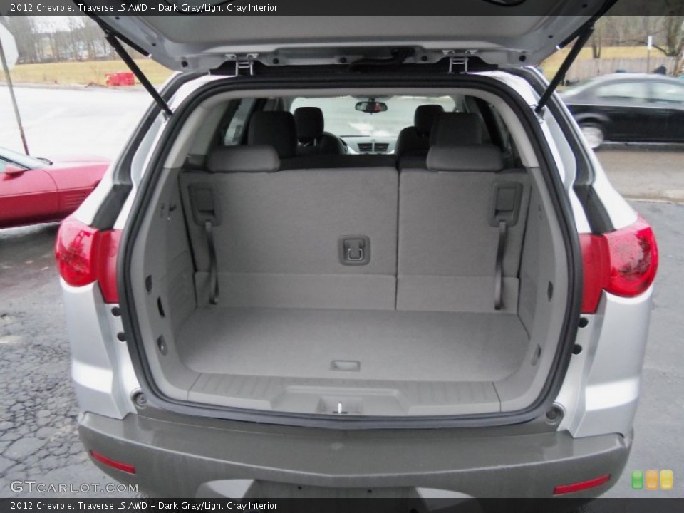 Dark Gray/Light Gray Interior Trunk for the 2012 Chevrolet Traverse LS AWD #76613542