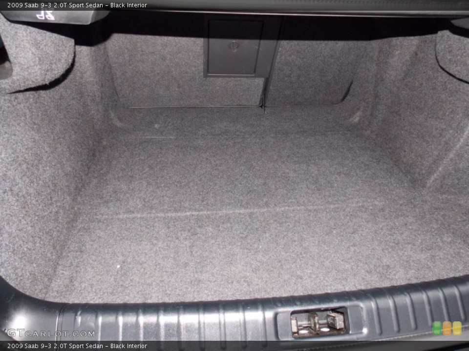 Black Interior Trunk for the 2009 Saab 9-3 2.0T Sport Sedan #76613609