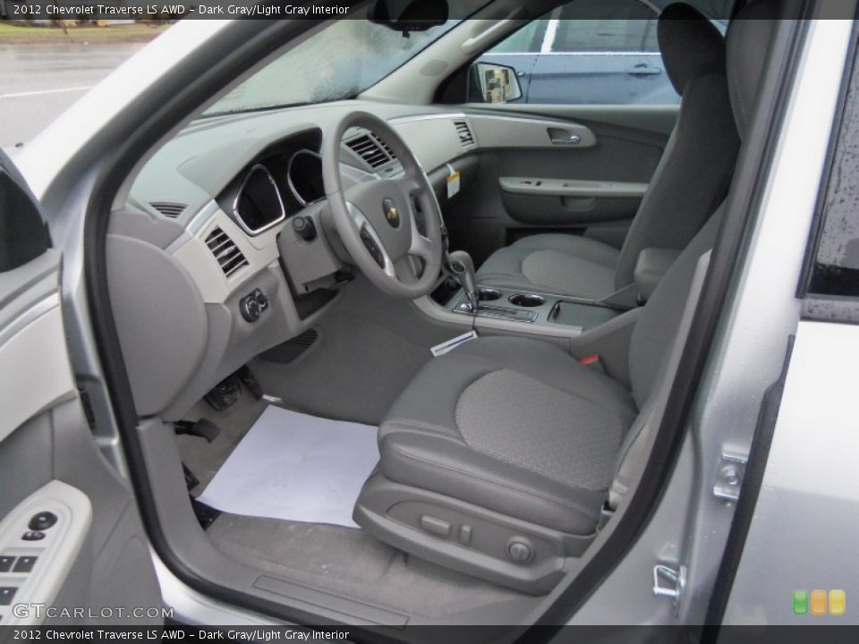 Dark Gray/Light Gray Interior Photo for the 2012 Chevrolet Traverse LS AWD #76613642