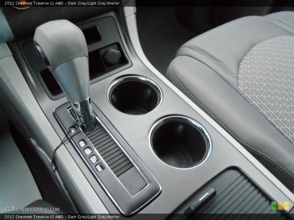 Dark Gray/Light Gray Interior Transmission for the 2012 Chevrolet Traverse LS AWD #76613790