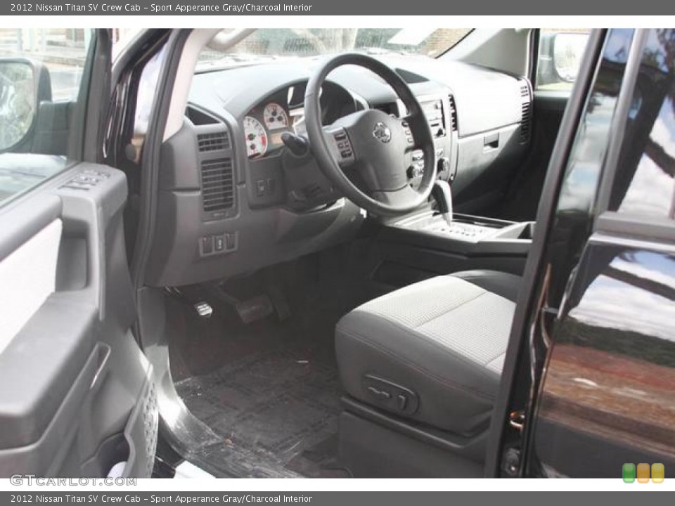 Sport Apperance Gray/Charcoal Interior Photo for the 2012 Nissan Titan SV Crew Cab #76614016