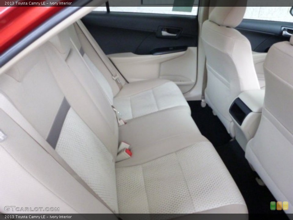 Ivory Interior Rear Seat for the 2013 Toyota Camry LE #76614258