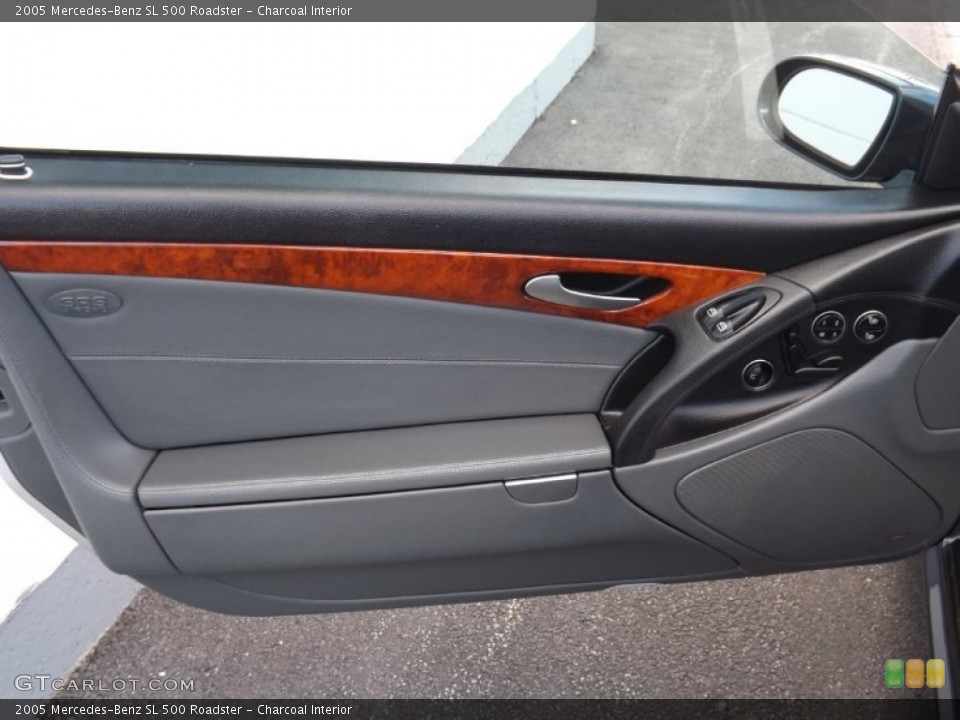 Charcoal Interior Door Panel for the 2005 Mercedes-Benz SL 500 Roadster #76614525
