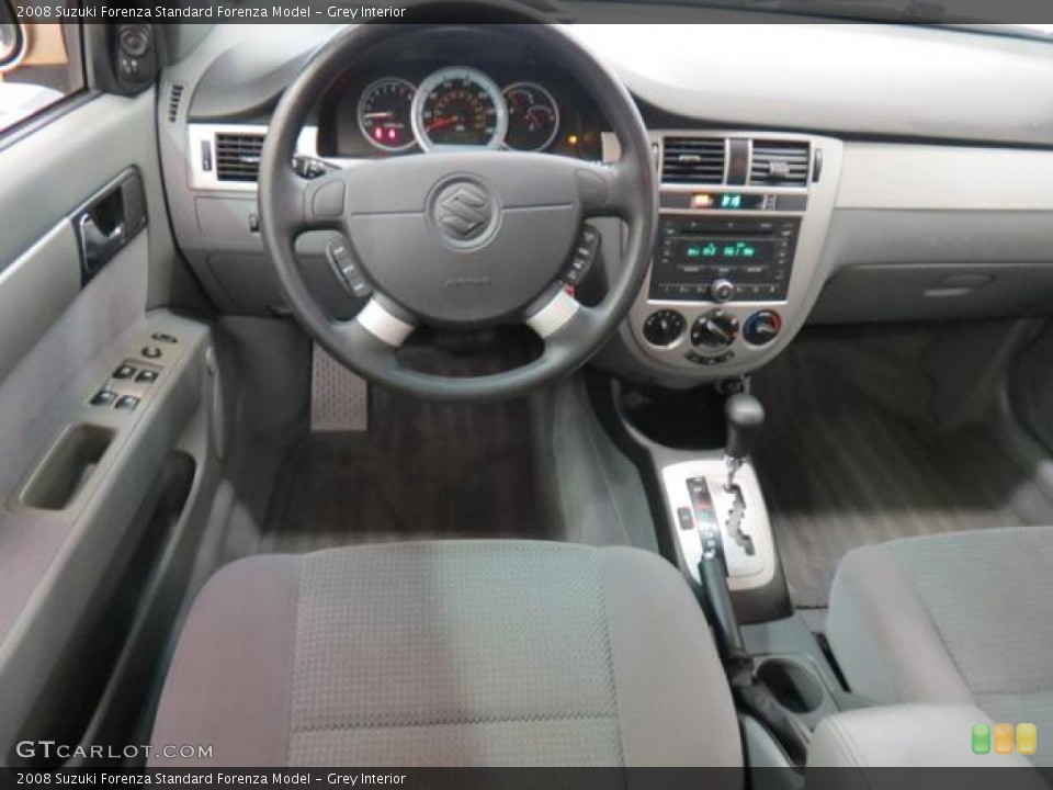 Grey Interior Dashboard for the 2008 Suzuki Forenza  #76614556