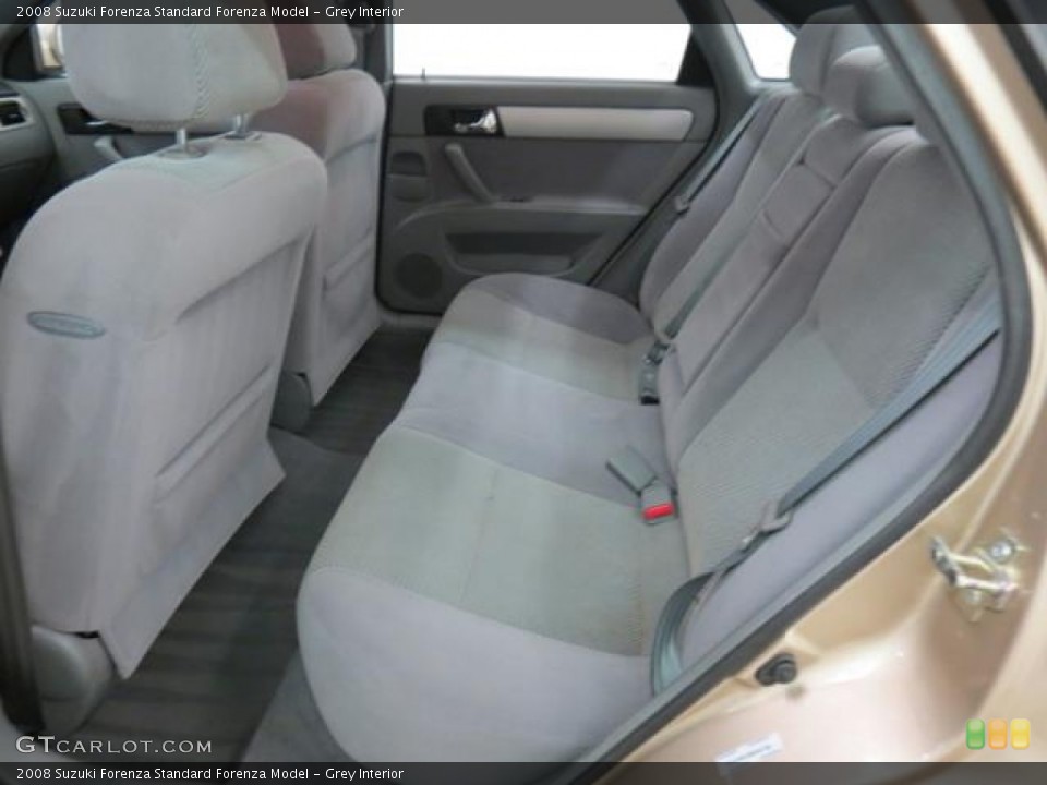 Grey Interior Rear Seat for the 2008 Suzuki Forenza  #76614573