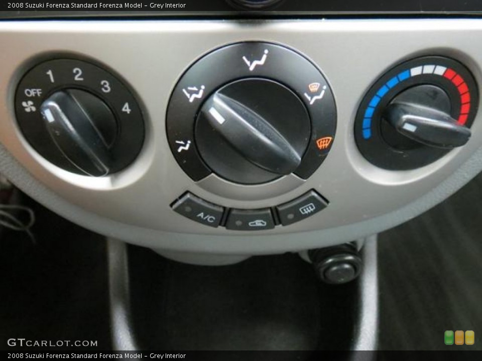 Grey Interior Controls for the 2008 Suzuki Forenza  #76614724