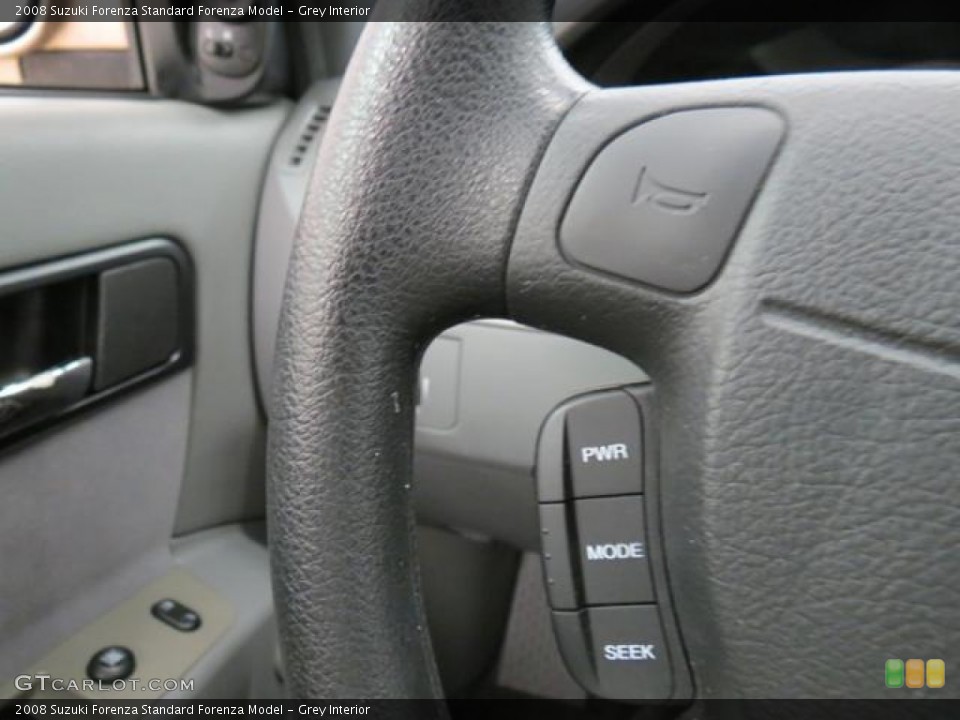 Grey Interior Controls for the 2008 Suzuki Forenza  #76614753