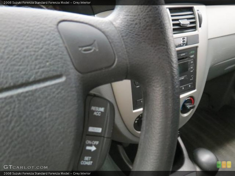 Grey Interior Controls for the 2008 Suzuki Forenza  #76614772