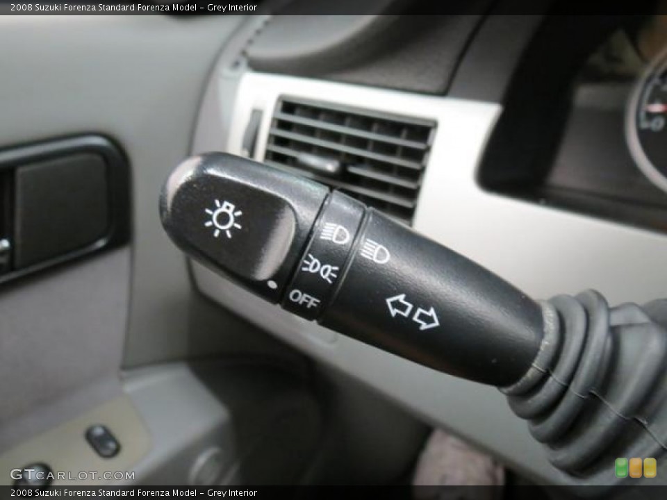 Grey Interior Controls for the 2008 Suzuki Forenza  #76614795