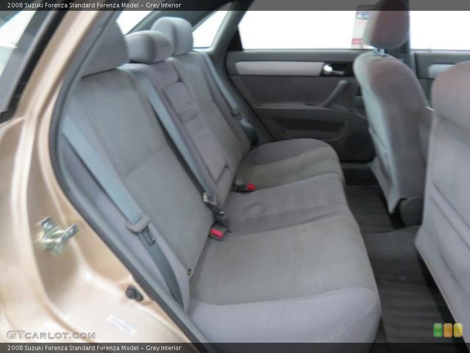 Grey Interior Rear Seat for the 2008 Suzuki Forenza  #76614864