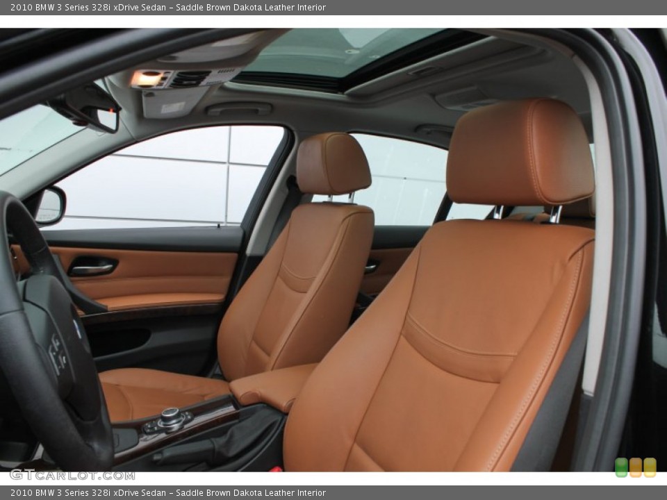 Saddle Brown Dakota Leather Interior Photo for the 2010 BMW 3 Series 328i xDrive Sedan #76616705