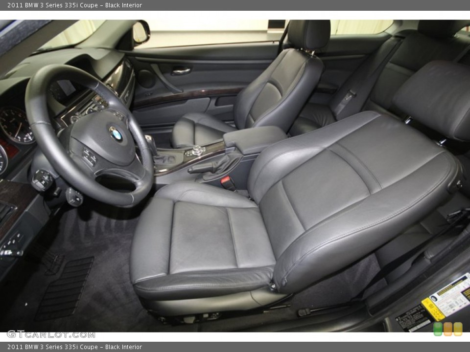 Black Interior Prime Interior for the 2011 BMW 3 Series 335i Coupe #76616947