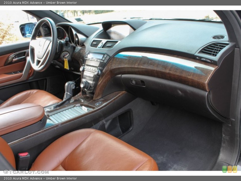 Umber Brown Interior Dashboard for the 2010 Acura MDX Advance #76617178