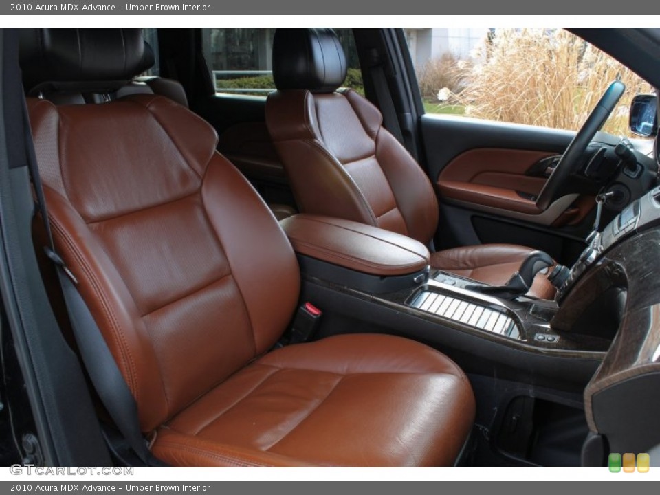 Umber Brown Interior Front Seat for the 2010 Acura MDX Advance #76617190