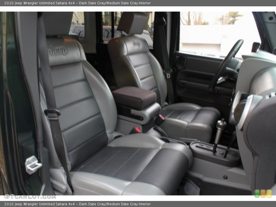 Dark Slate Gray/Medium Slate Gray Interior Photo for the 2010 Jeep Wrangler Unlimited Sahara 4x4 #76617418