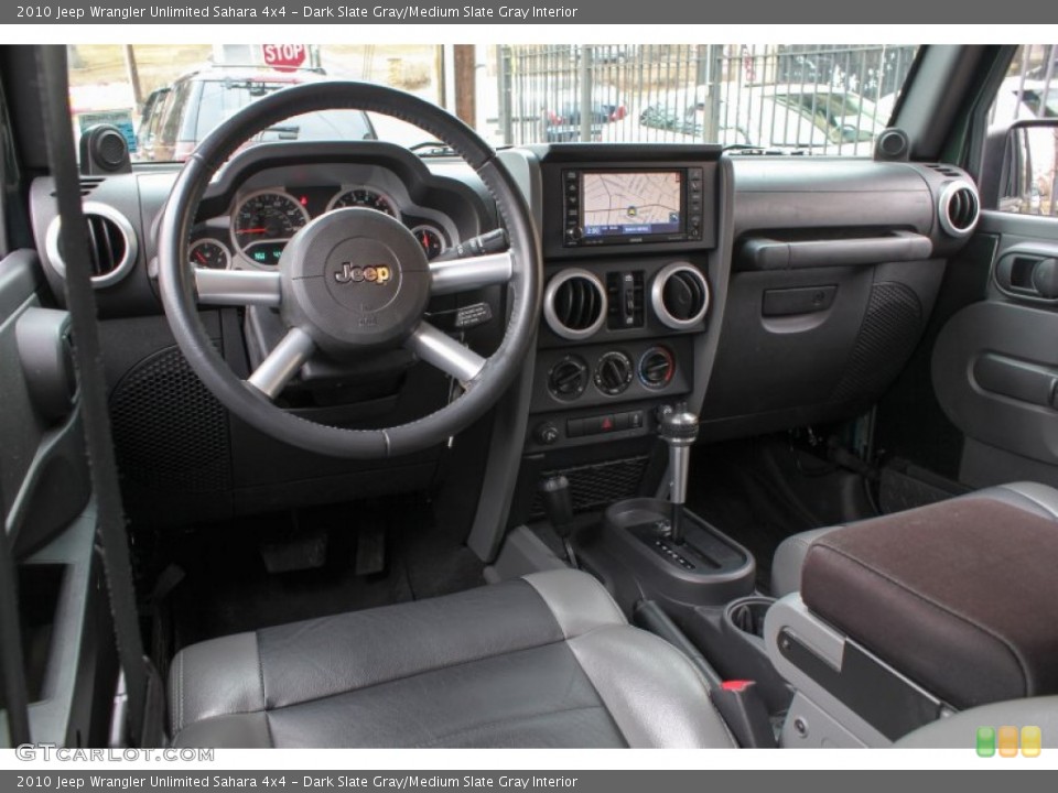 Dark Slate Gray/Medium Slate Gray Interior Prime Interior for the 2010 Jeep Wrangler Unlimited Sahara 4x4 #76617574