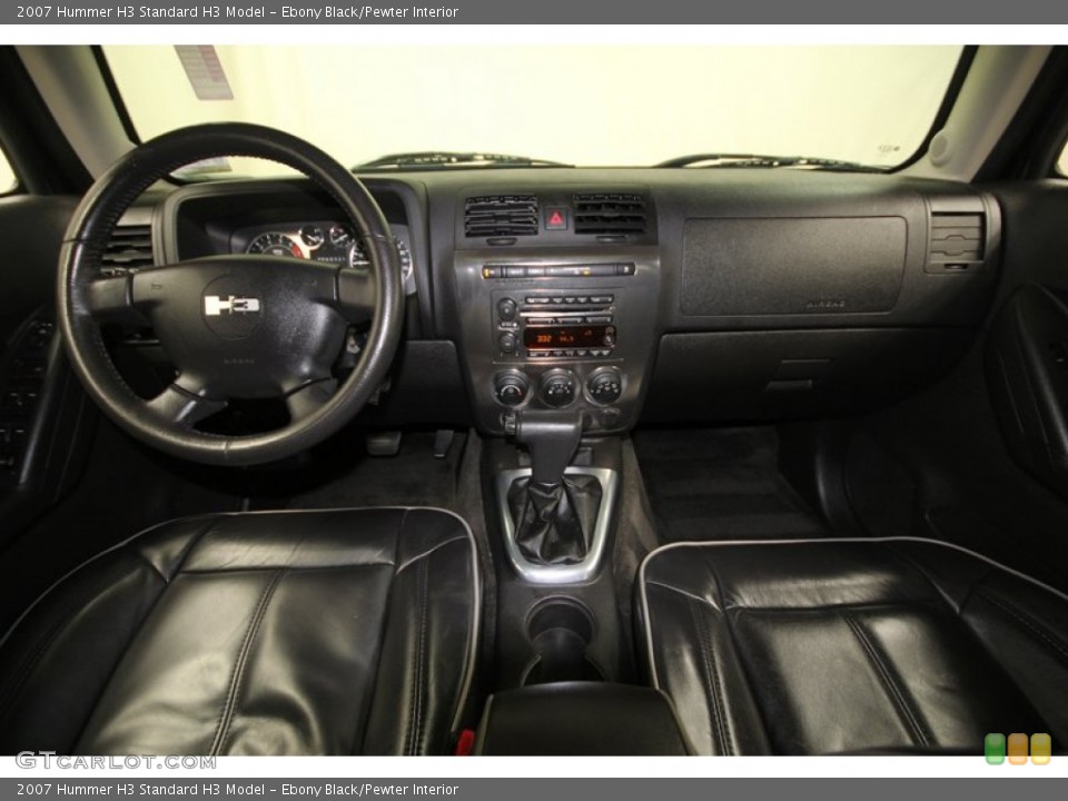 Ebony Black/Pewter Interior Dashboard for the 2007 Hummer H3  #76617912