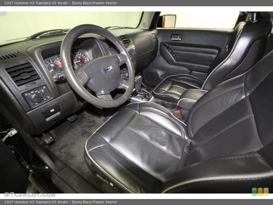 Ebony Black/Pewter Interior Prime Interior for the 2007 Hummer H3  #76618075
