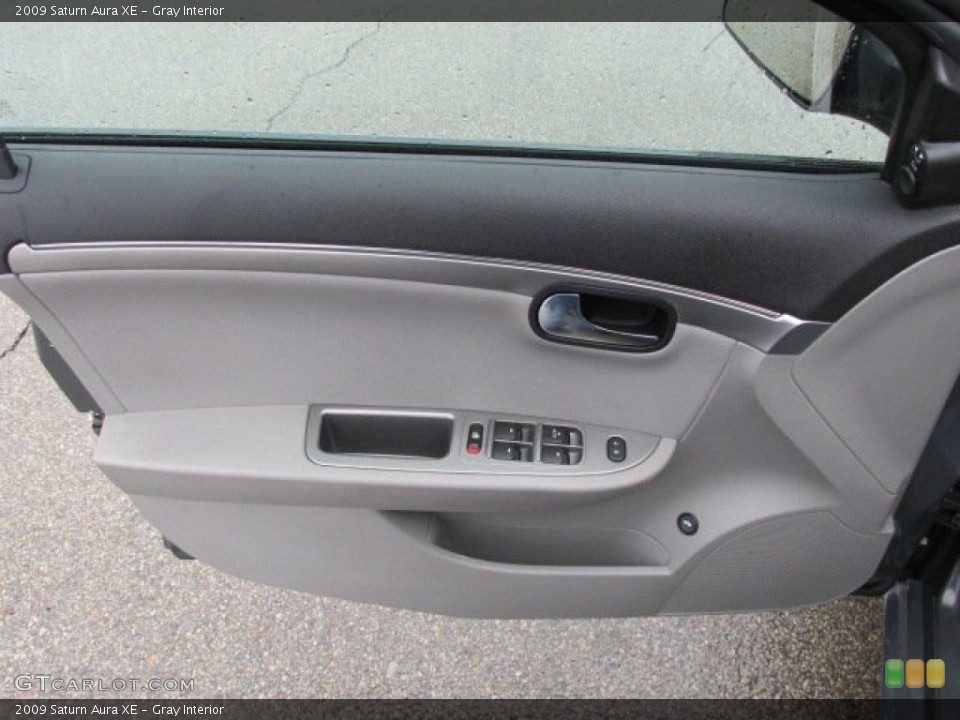 Gray Interior Door Panel for the 2009 Saturn Aura XE #76618402