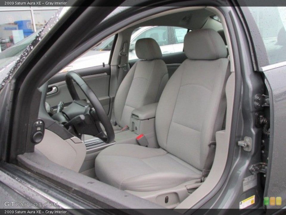 Gray Interior Front Seat for the 2009 Saturn Aura XE #76618413