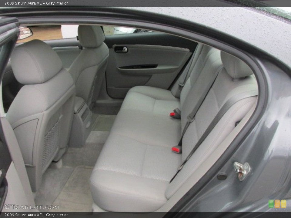 Gray Interior Rear Seat for the 2009 Saturn Aura XE #76618417