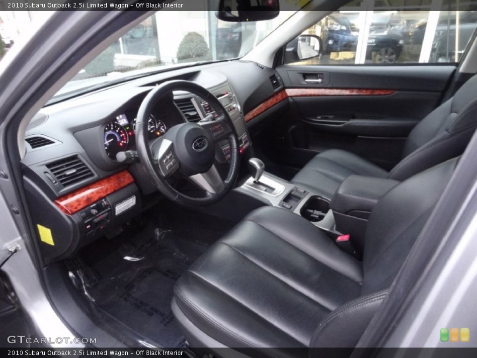 Off Black Interior Prime Interior for the 2010 Subaru Outback 2.5i Limited Wagon #76618679