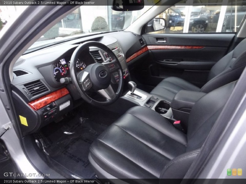 Off Black 2010 Subaru Outback Interiors