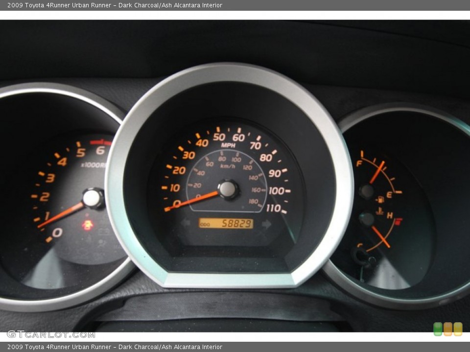 Dark Charcoal/Ash Alcantara Interior Gauges for the 2009 Toyota 4Runner Urban Runner #76620609
