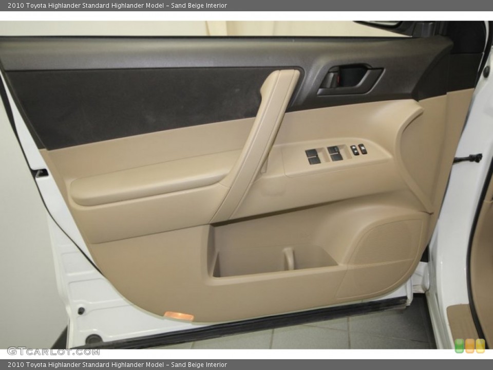 Sand Beige Interior Door Panel for the 2010 Toyota Highlander  #76620766