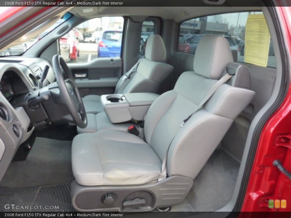 Medium/Dark Flint Interior Front Seat for the 2008 Ford F150 STX Regular Cab 4x4 #76620809