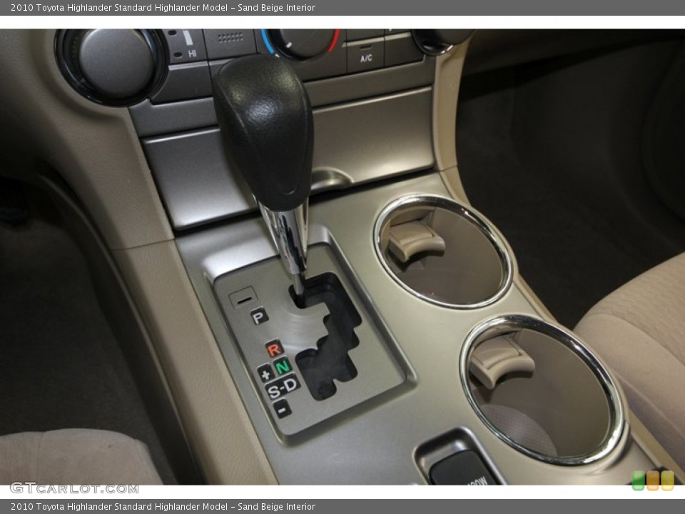 Sand Beige Interior Transmission for the 2010 Toyota Highlander  #76620810