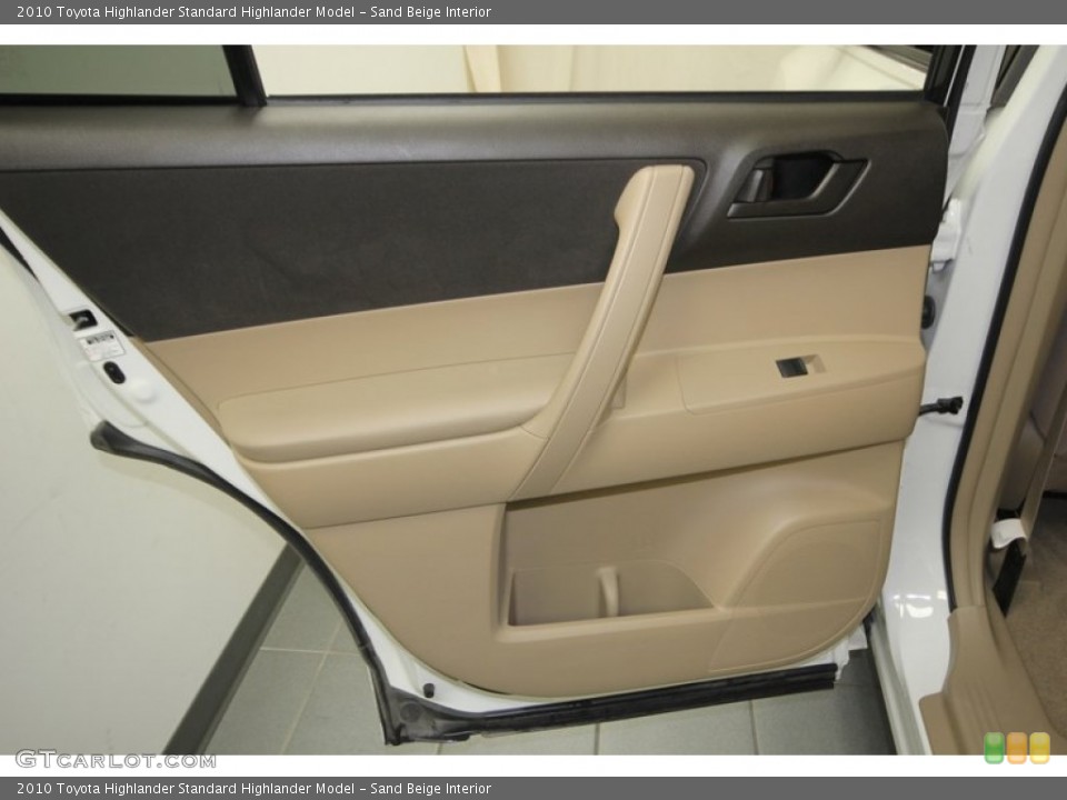 Sand Beige Interior Door Panel for the 2010 Toyota Highlander  #76620841