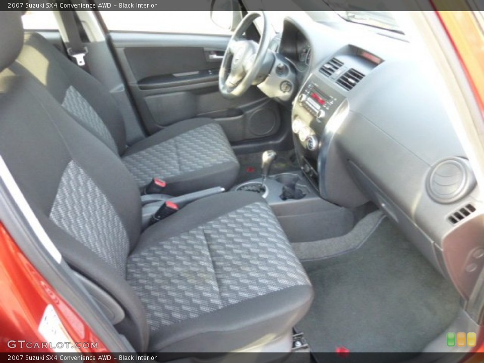 Black Interior Photo for the 2007 Suzuki SX4 Convenience AWD #76621024
