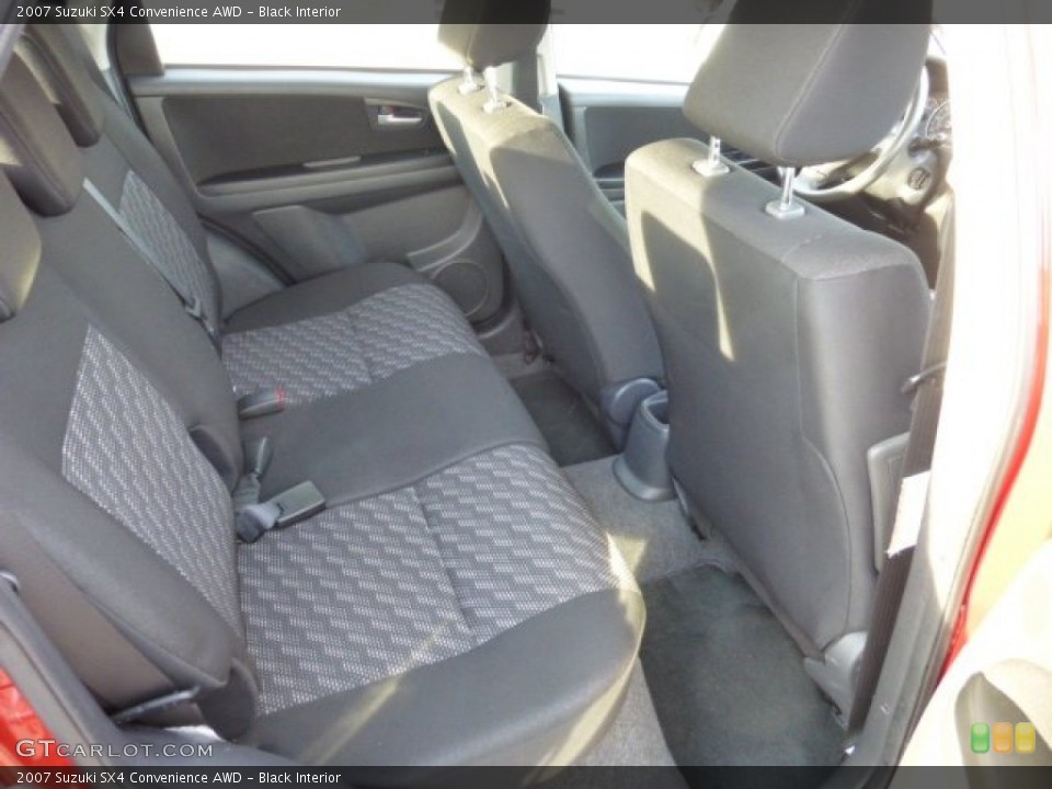 Black Interior Rear Seat for the 2007 Suzuki SX4 Convenience AWD #76621030