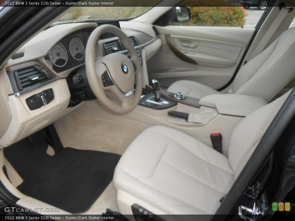 Oyster/Dark Oyster Interior Prime Interior for the 2012 BMW 3 Series 328i Sedan #76624890