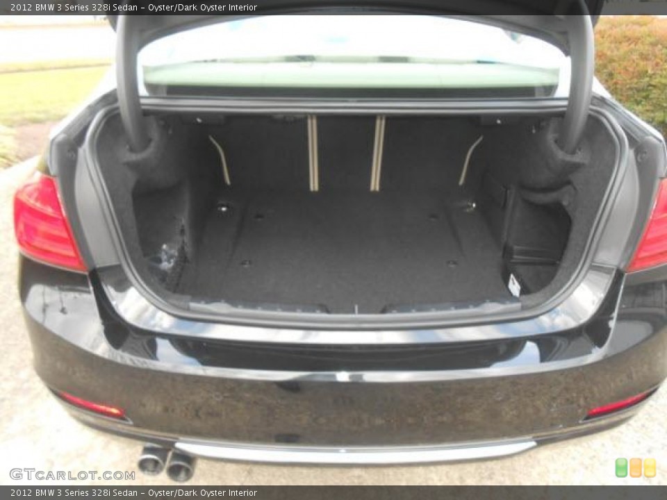 Oyster/Dark Oyster Interior Trunk for the 2012 BMW 3 Series 328i Sedan #76624929