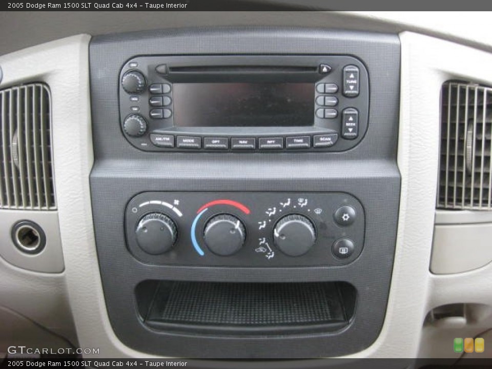 Taupe Interior Controls for the 2005 Dodge Ram 1500 SLT Quad Cab 4x4 #76625424