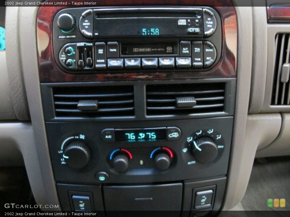 Taupe Interior Controls for the 2002 Jeep Grand Cherokee Limited #76625649