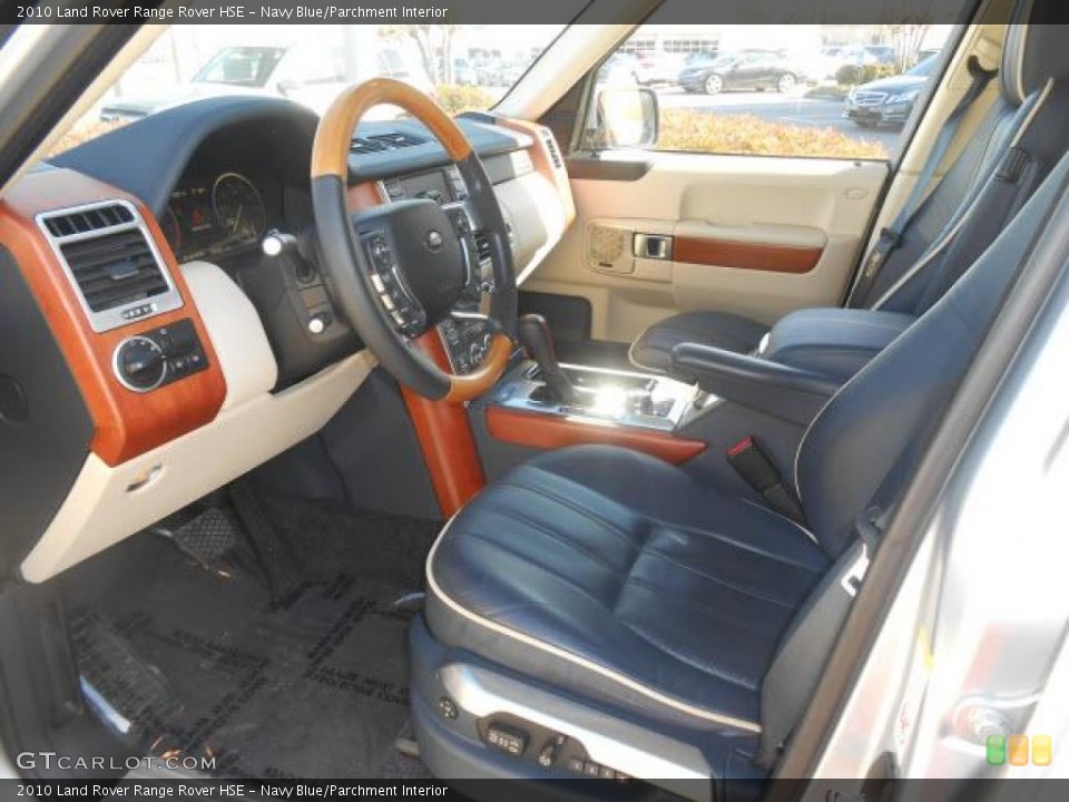 Navy Blue/Parchment Interior Prime Interior for the 2010 Land Rover Range Rover HSE #76627230