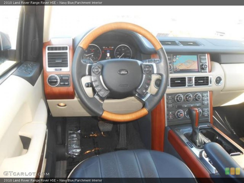 Navy Blue/Parchment Interior Dashboard for the 2010 Land Rover Range Rover HSE #76627269