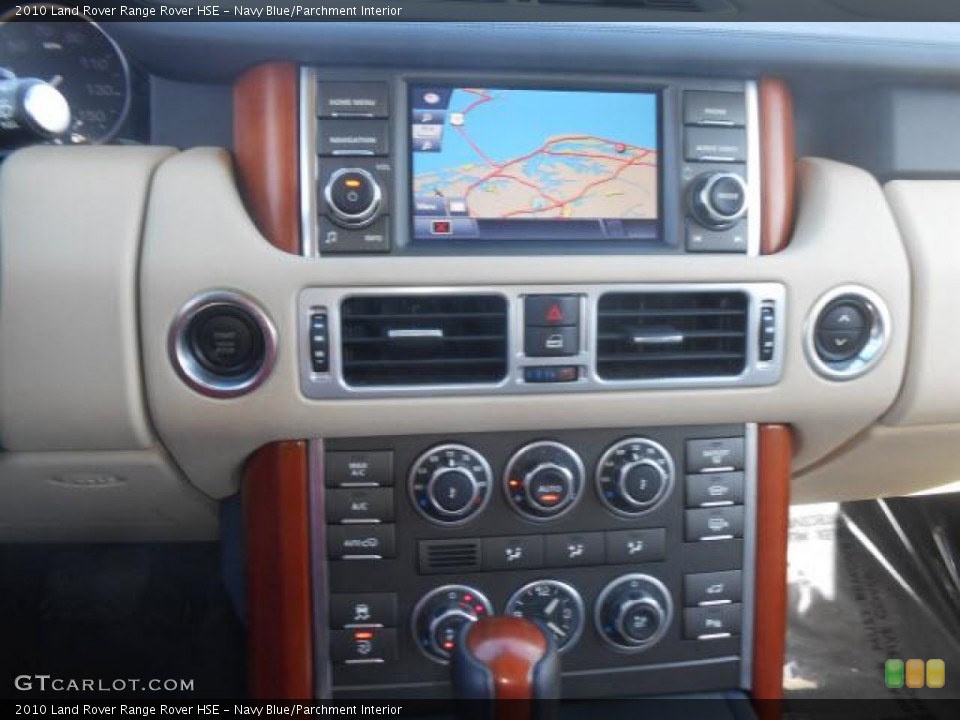 Navy Blue/Parchment Interior Controls for the 2010 Land Rover Range Rover HSE #76627344