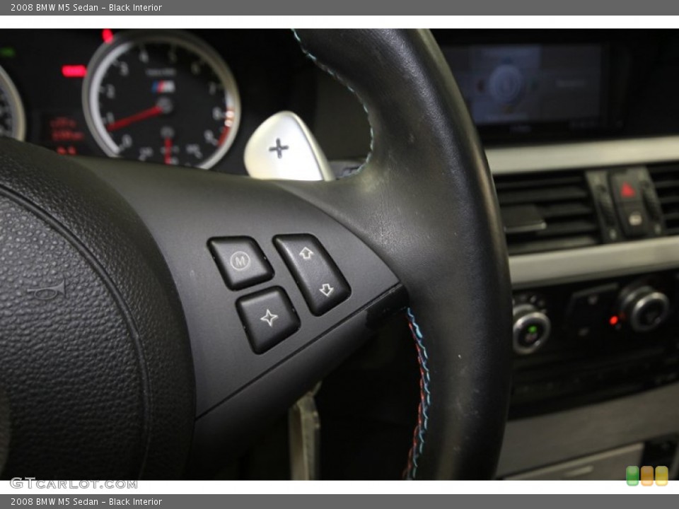 Black Interior Controls for the 2008 BMW M5 Sedan #76629411